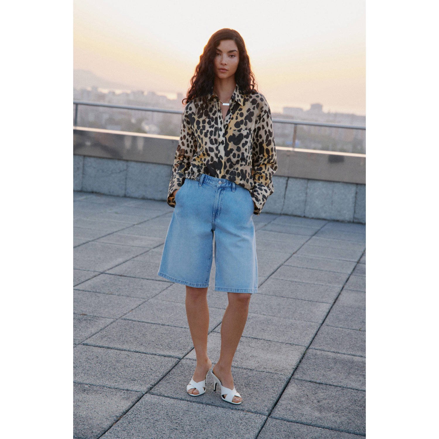 Mango blouse zwart