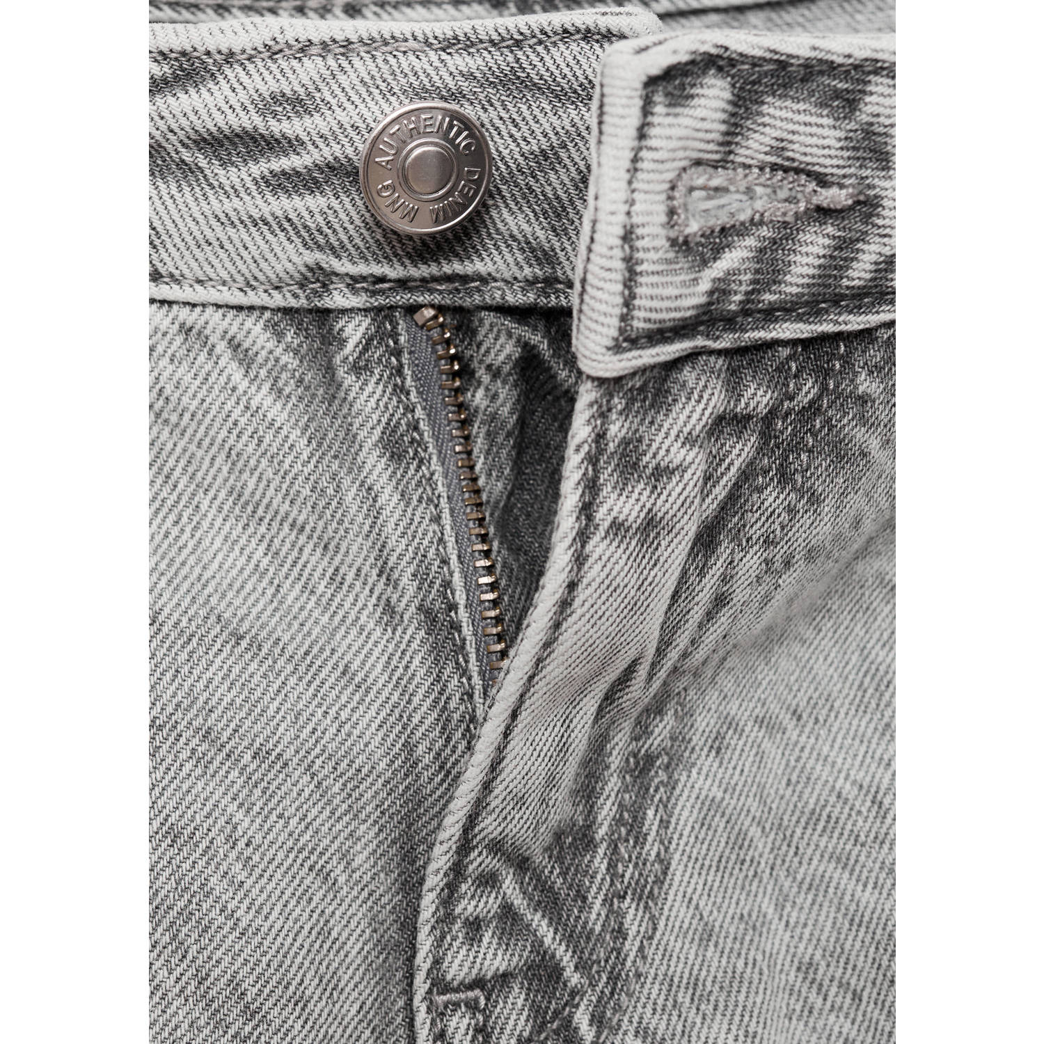 MANGO TEEN wide leg jeans grey denim