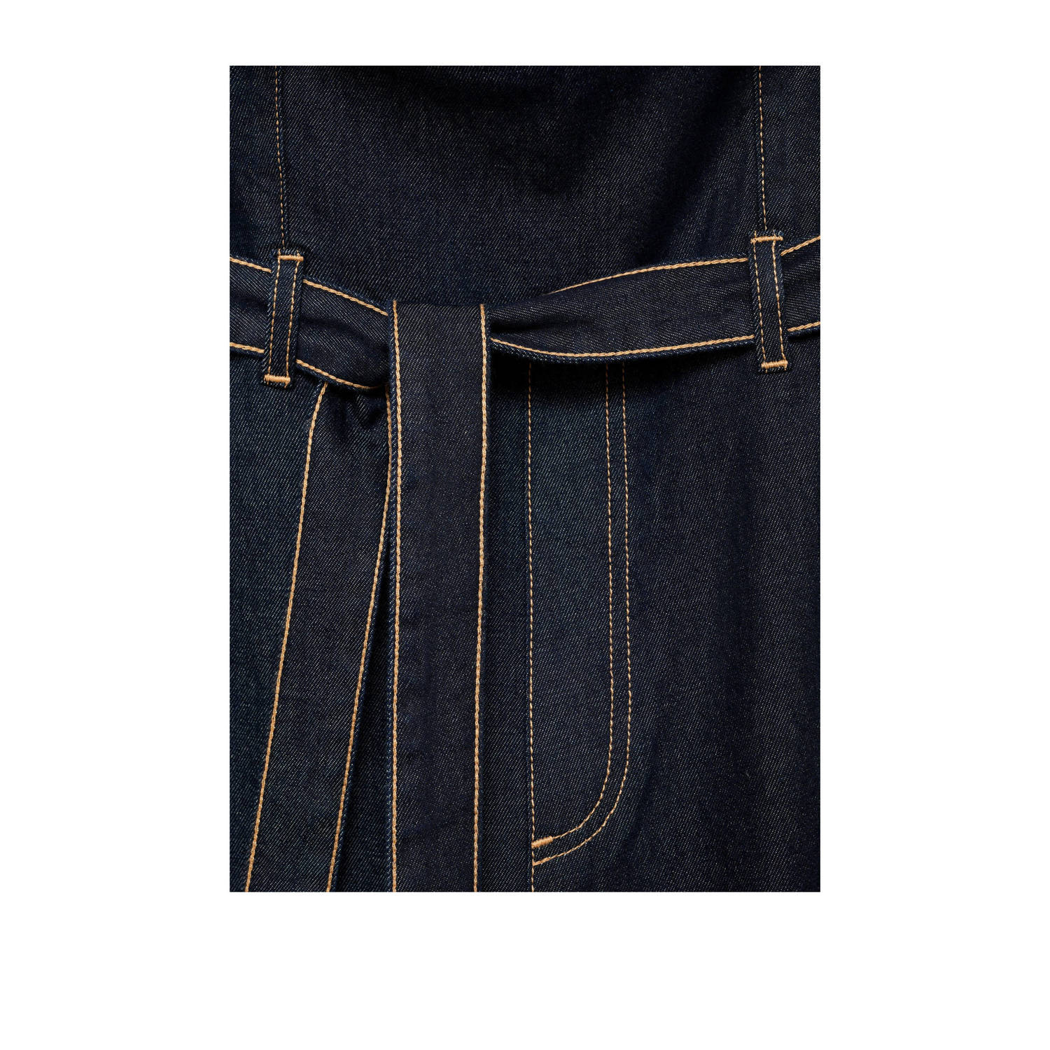 Mango jumpsuit dark blue denim
