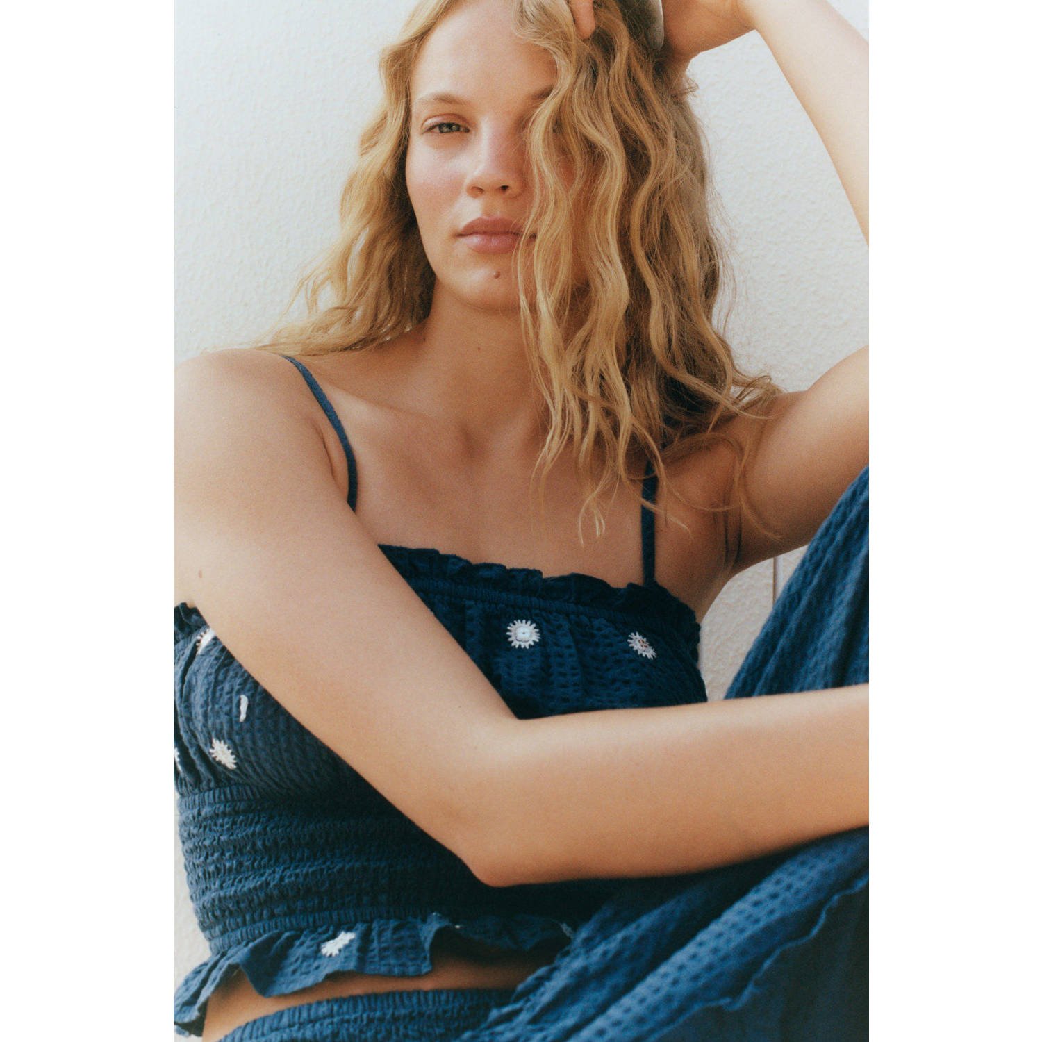 MANGO TEEN cropped top marine