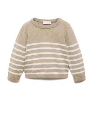 pullover lichtbruin fijn gebreid