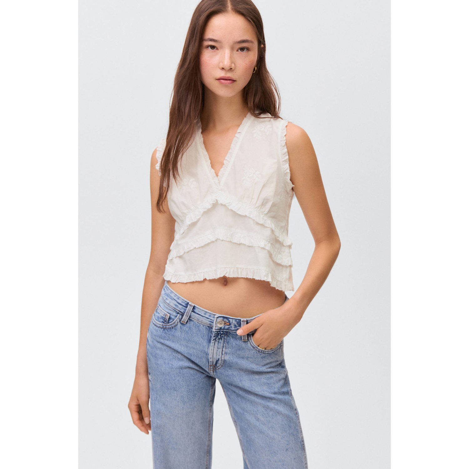 MANGO TEEN blousetop wit