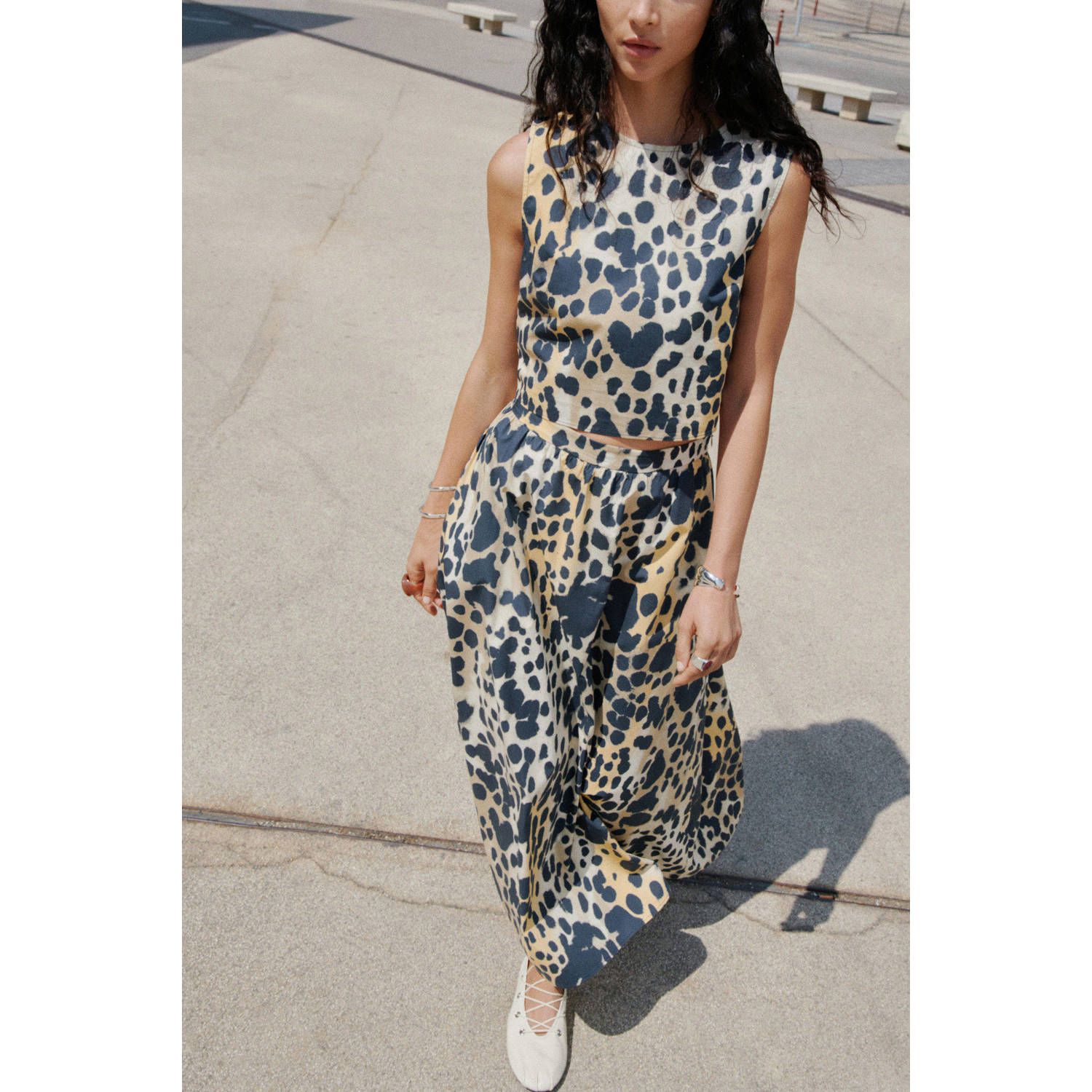 Mango top zwart