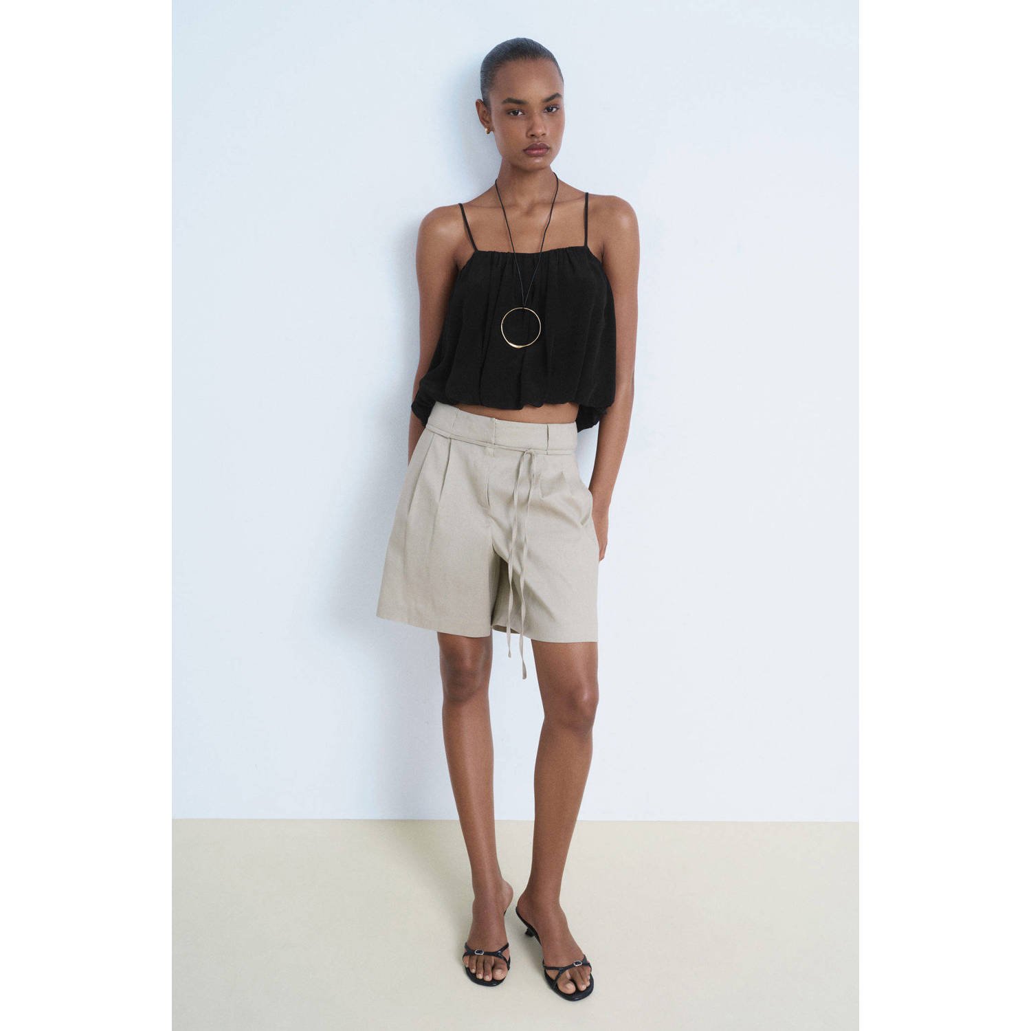 Mango top zwart