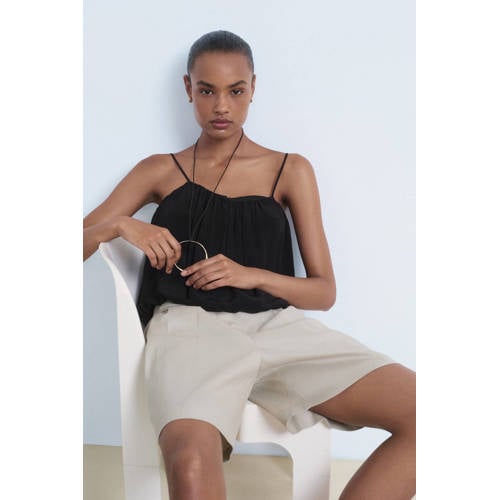 Mango top zwart afbeelding