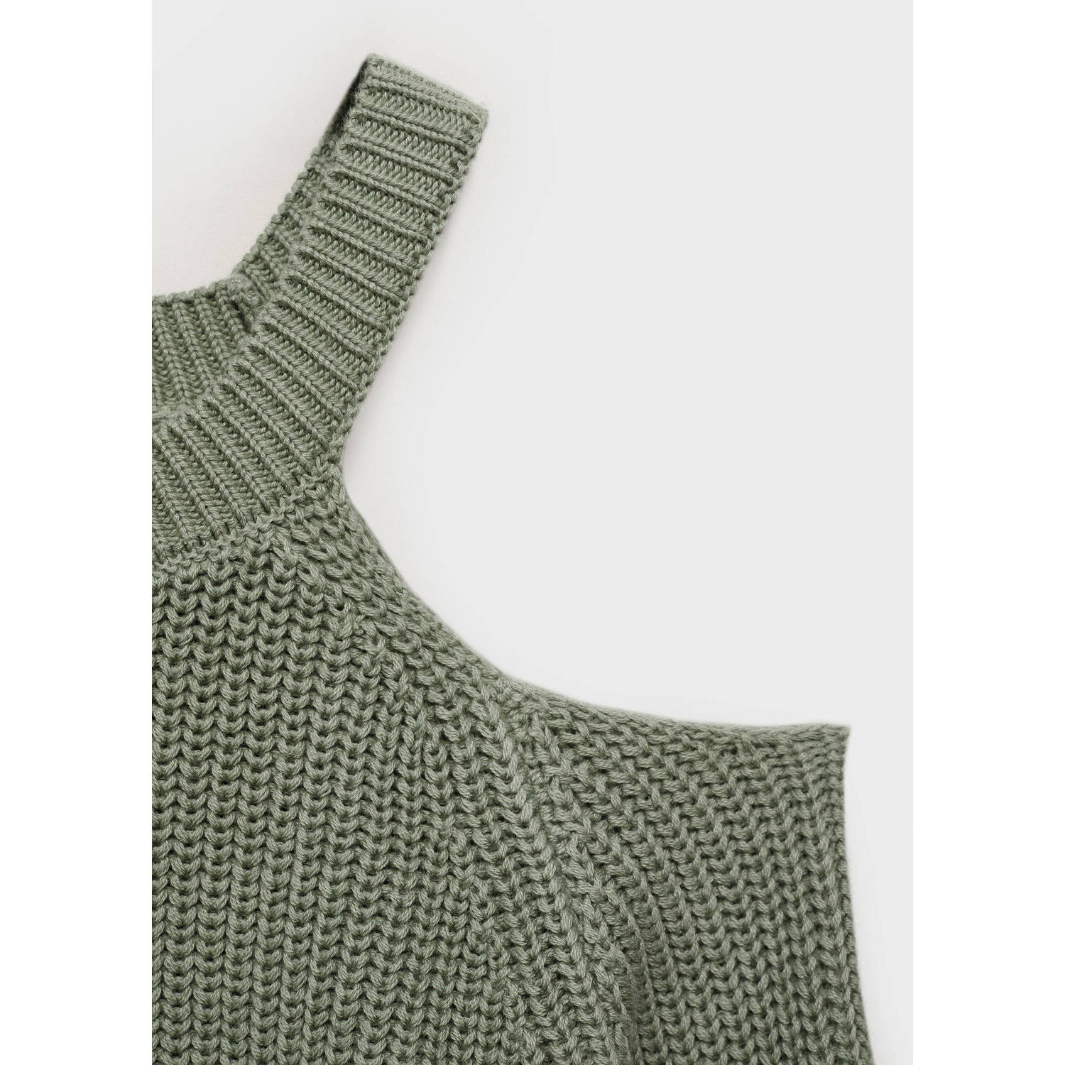 MANGO TEEN trui groen gebreid