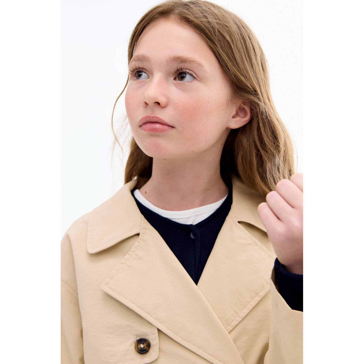 Mango Kids trenchcoat herfst beige