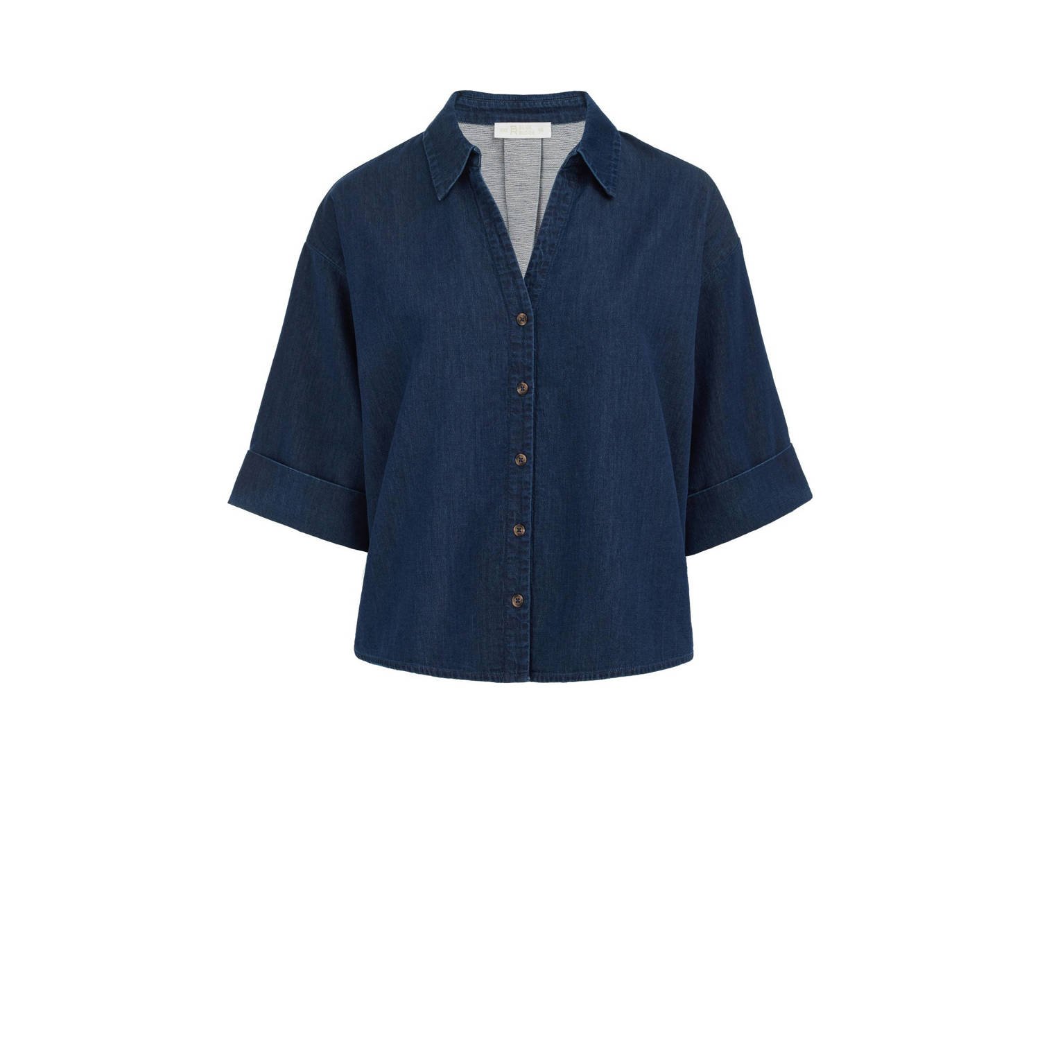 WE Fashion blouse dark blue denim