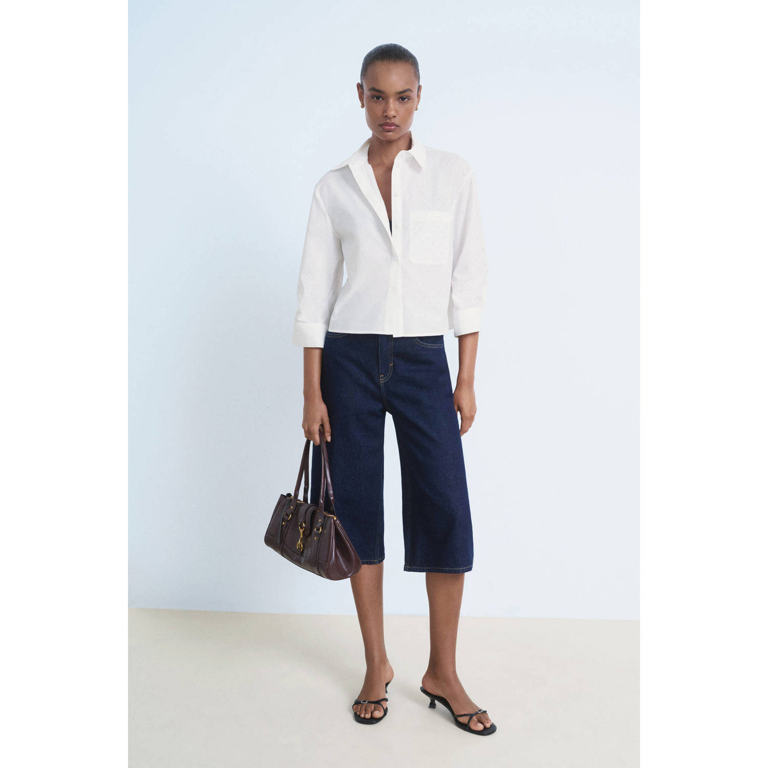Mango blouse wit