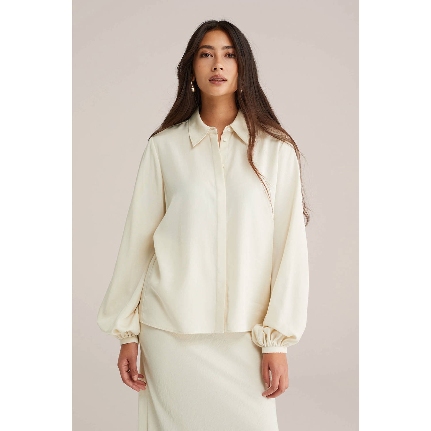 WE Fashion WE STUDIO blouse ecru