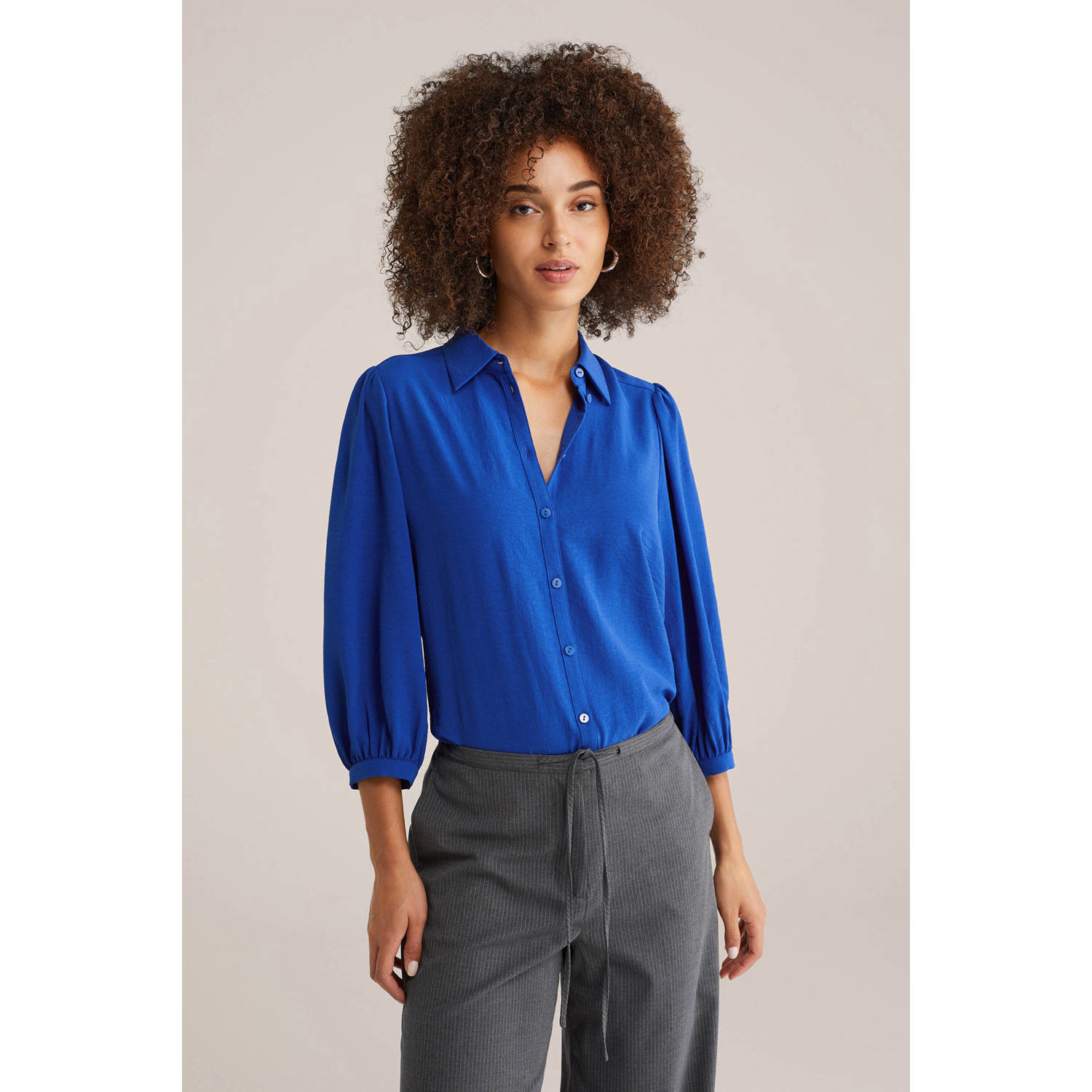 WE Fashion blouse blauw