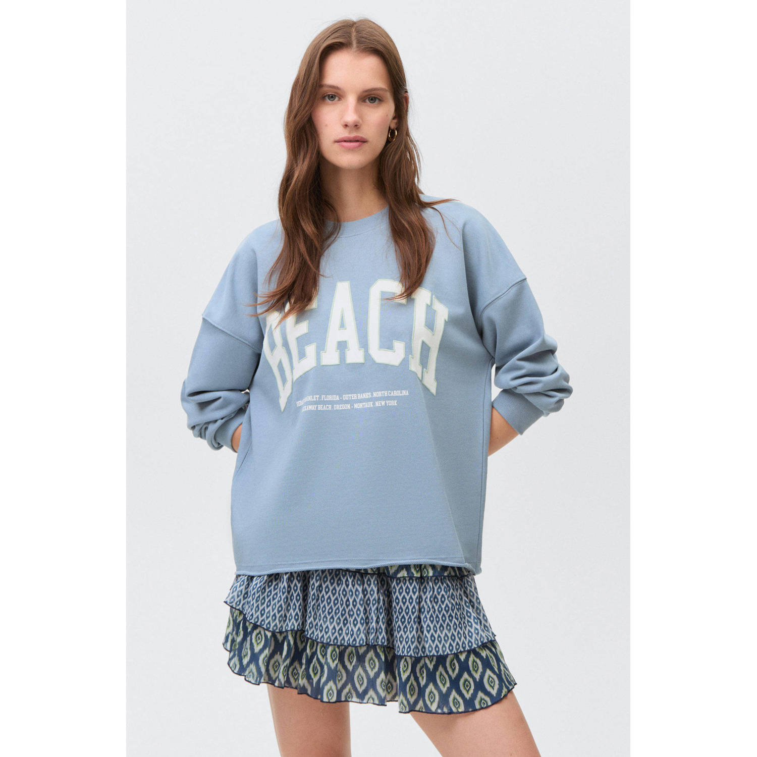 MANGO TEEN sweater lichtblauw