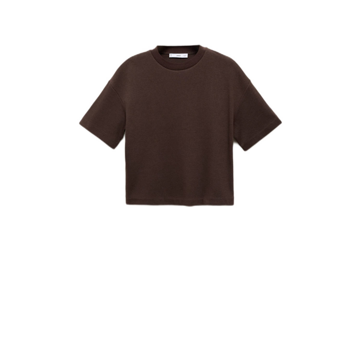 Mango T-shirt bruin