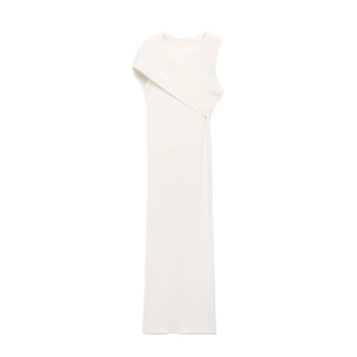 Mango bodycon jurk wit afbeelding