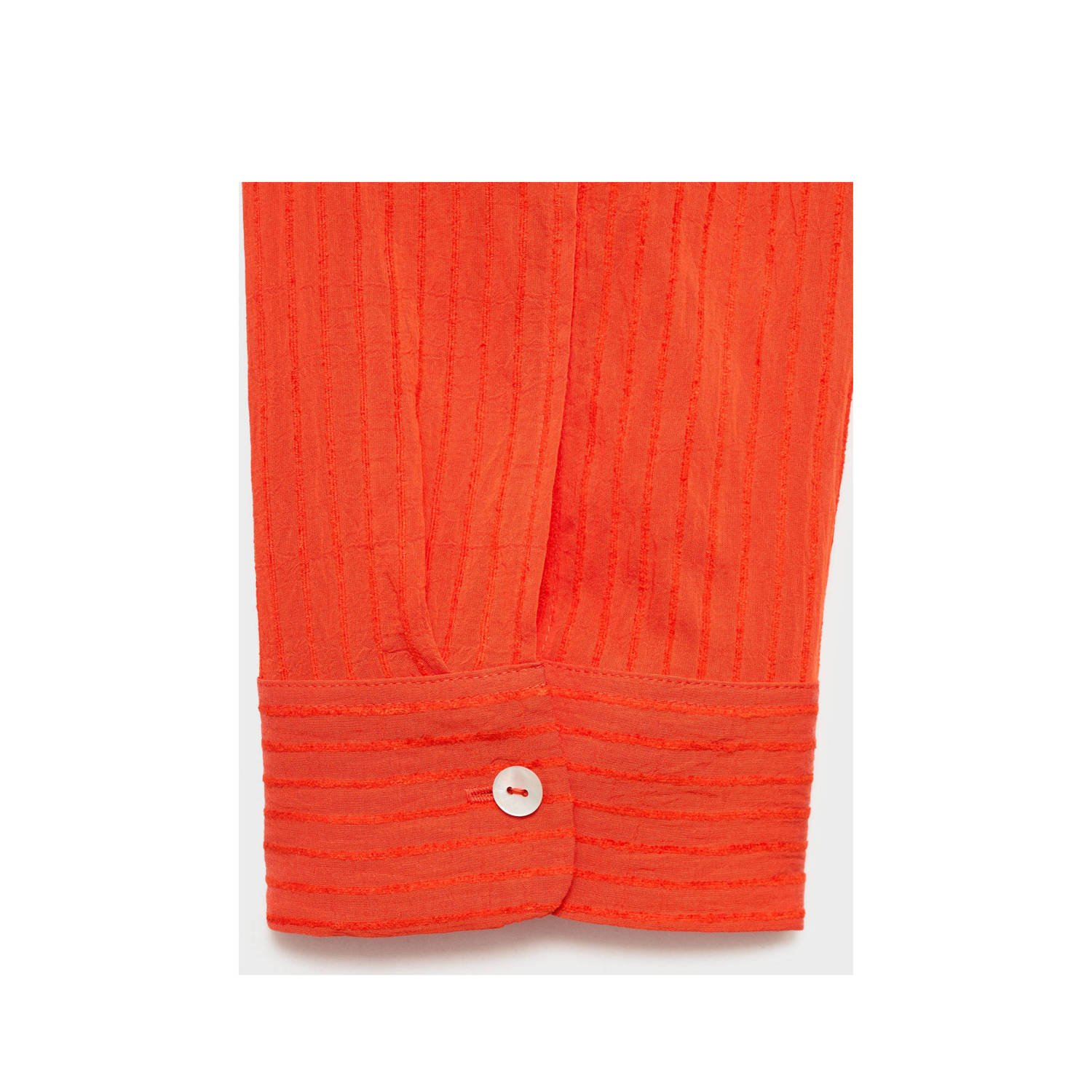 Mango blouse oranje