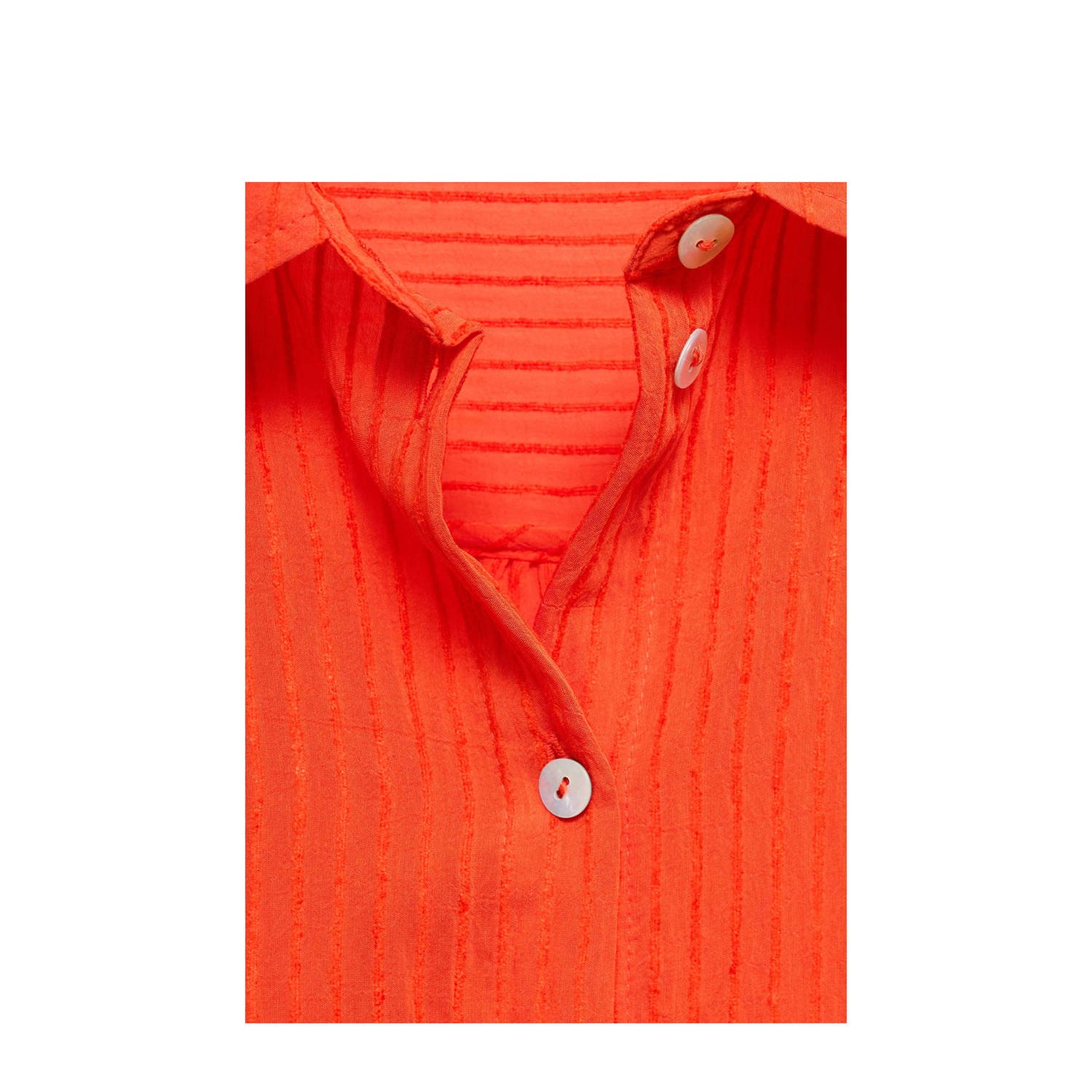 Mango blouse oranje