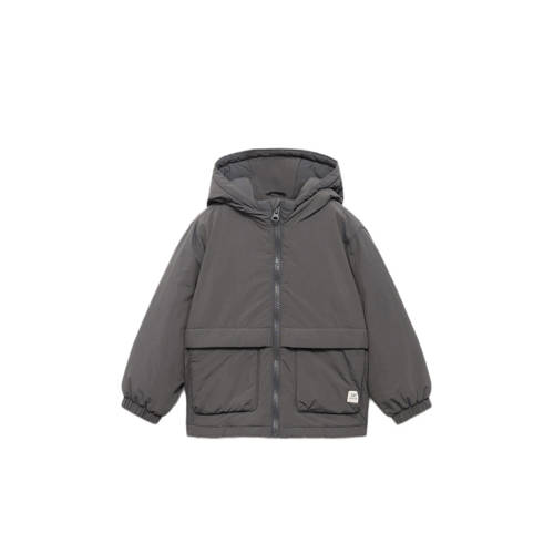 Mango Kids parka antraciet afbeelding