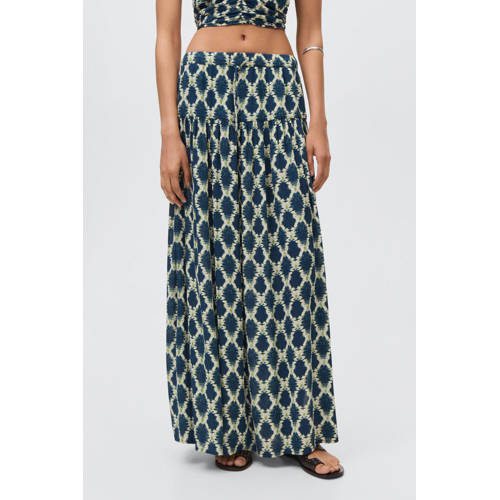 MANGO TEEN maxi rok blauw afbeelding