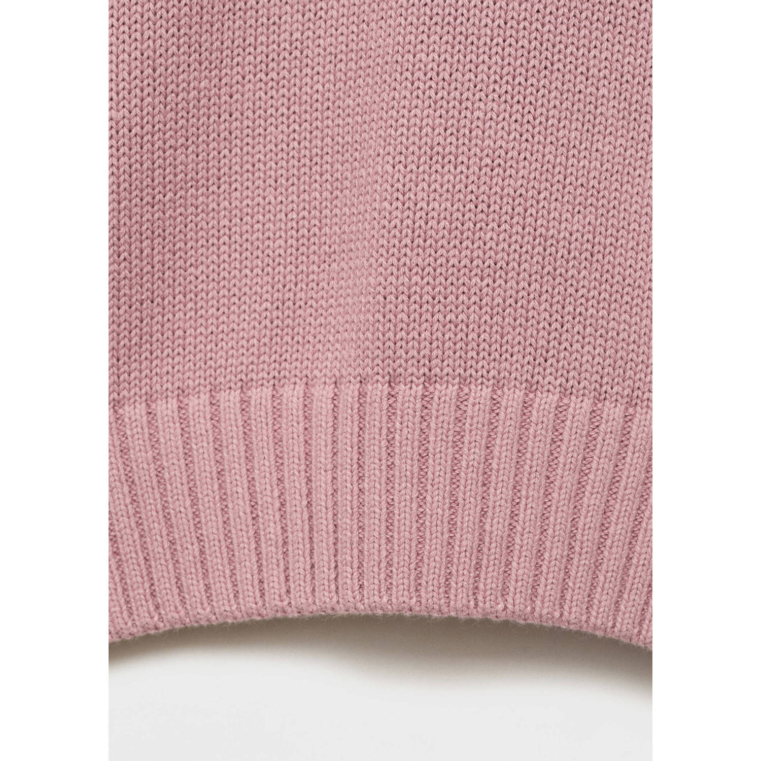 MANGO TEEN trui roze fijn gebreid