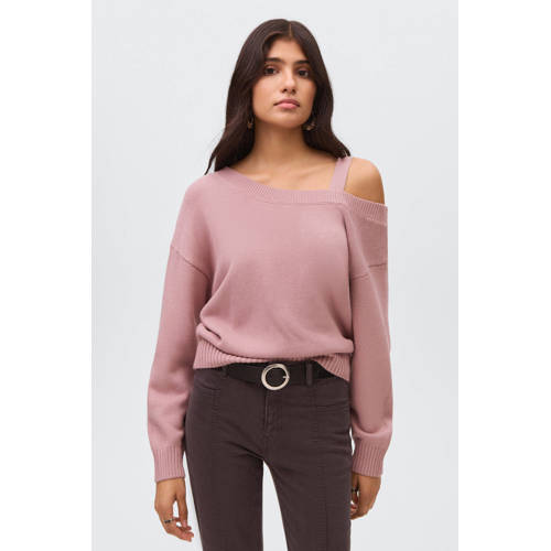 MANGO TEEN trui roze fijn gebreid afbeelding