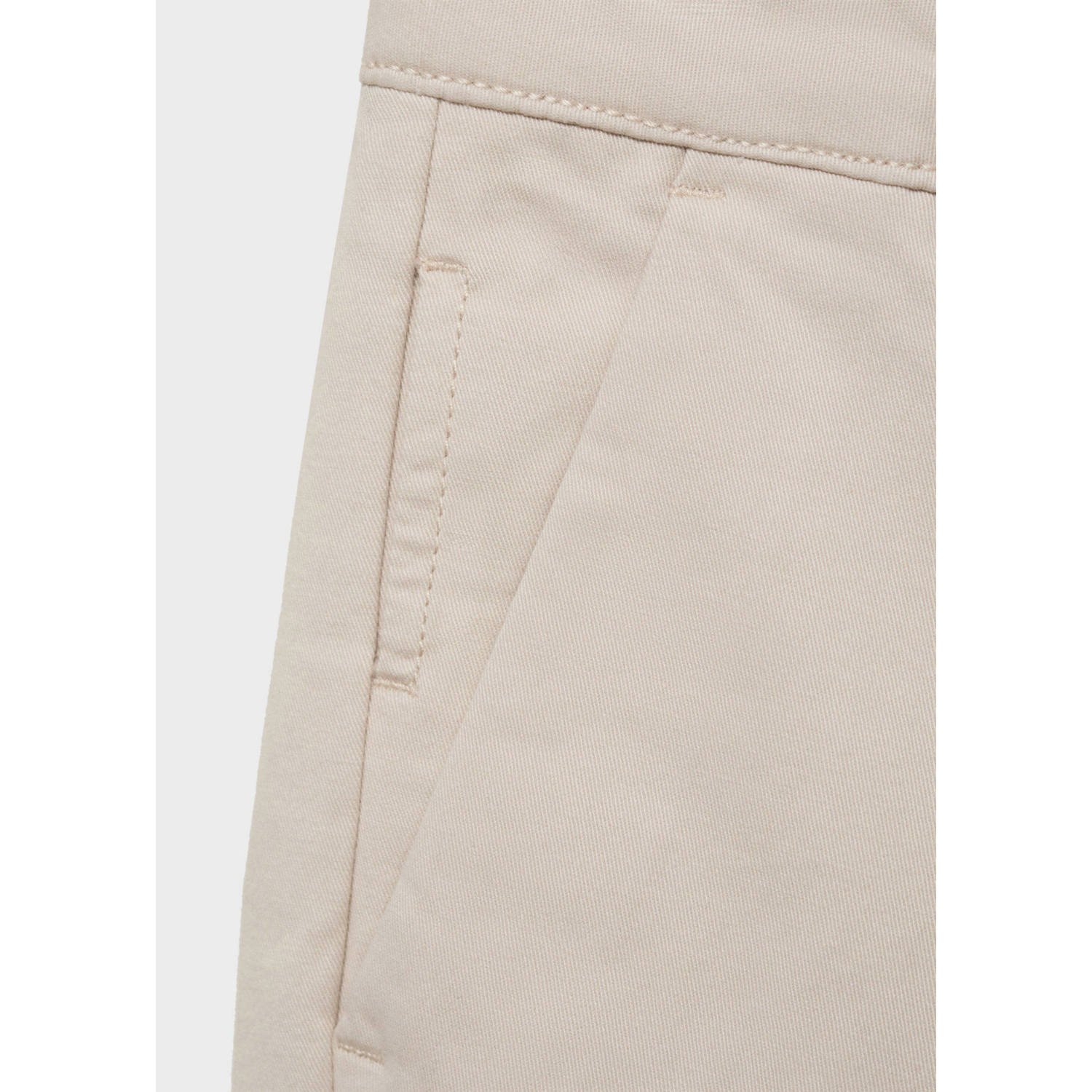 Mango Kids straight casual broek wit