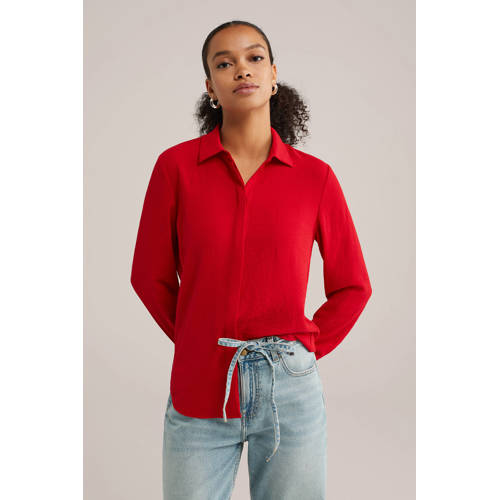 WE Fashion blouse rood afbeelding