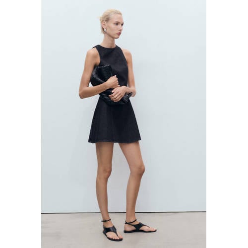 Mango denim spijkerjurk dark blue denim afbeelding