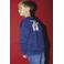 NAME IT KIDS sweater met backprint donkerblauw