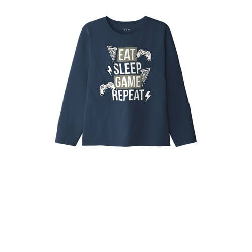 NAME IT KIDS longsleeve donkerblauw afbeelding