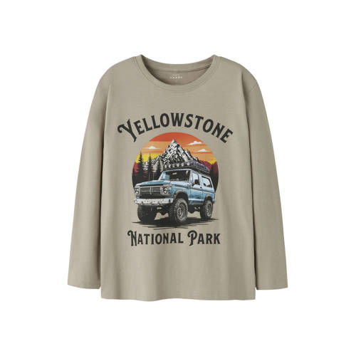 NAME IT KIDS longsleeve lichtgroen afbeelding