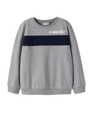 sweater grijs melange