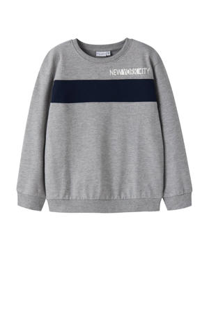 sweater grijs melange