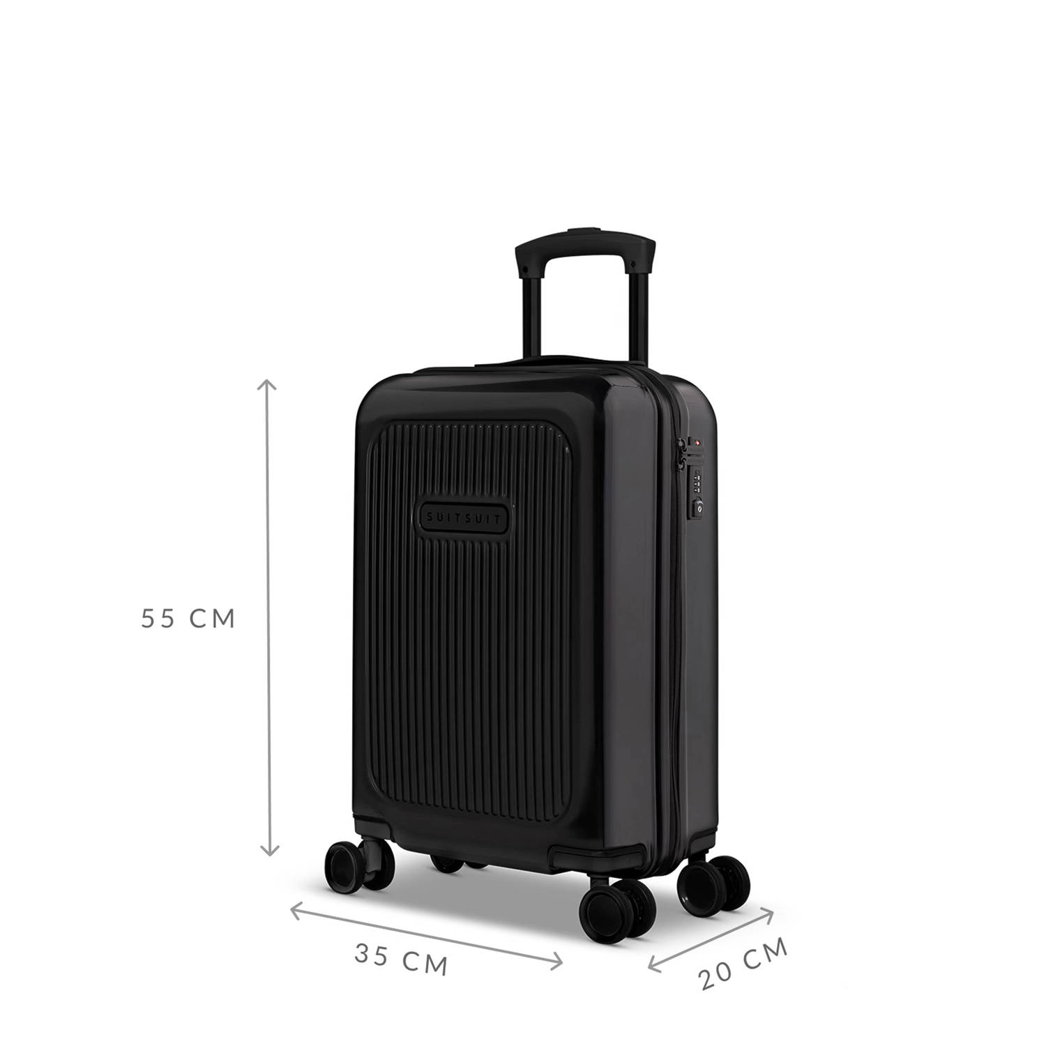 SUITSUIT trolley set Expression set van 2 Black Shawdow