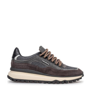  De Gripper 03.00 suède sneakers donkergrijs