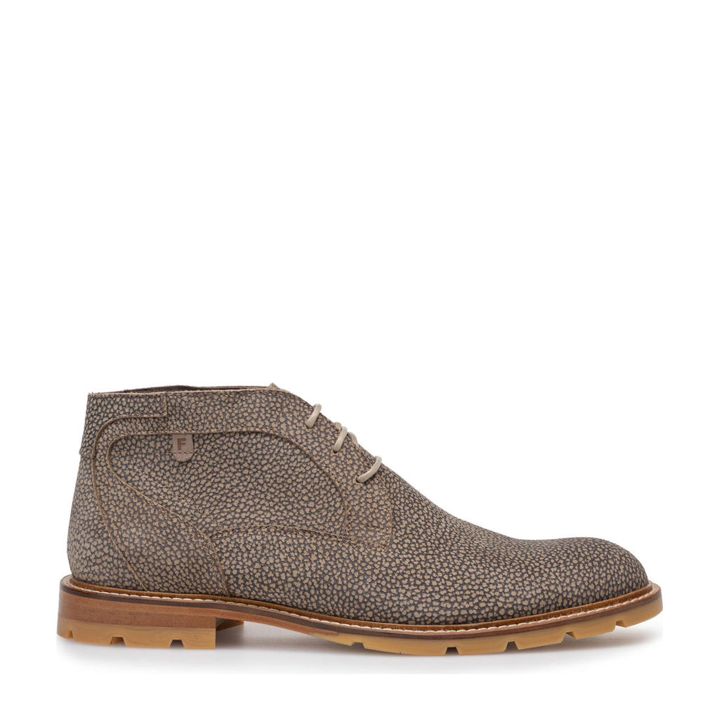 Lichtbruine heren Floris van Bommel De Braver 01.01 nubuck veterboots