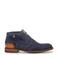Floris van Bommel Crepi 13.10 suède veterschoenen donkerblauw