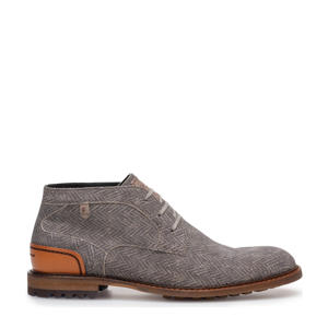  Crepi 13.08su suède veterschoenen taupe