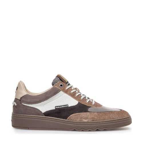 Floris van Bommel De Kupster 05.19 suède sneakers cognac afbeelding