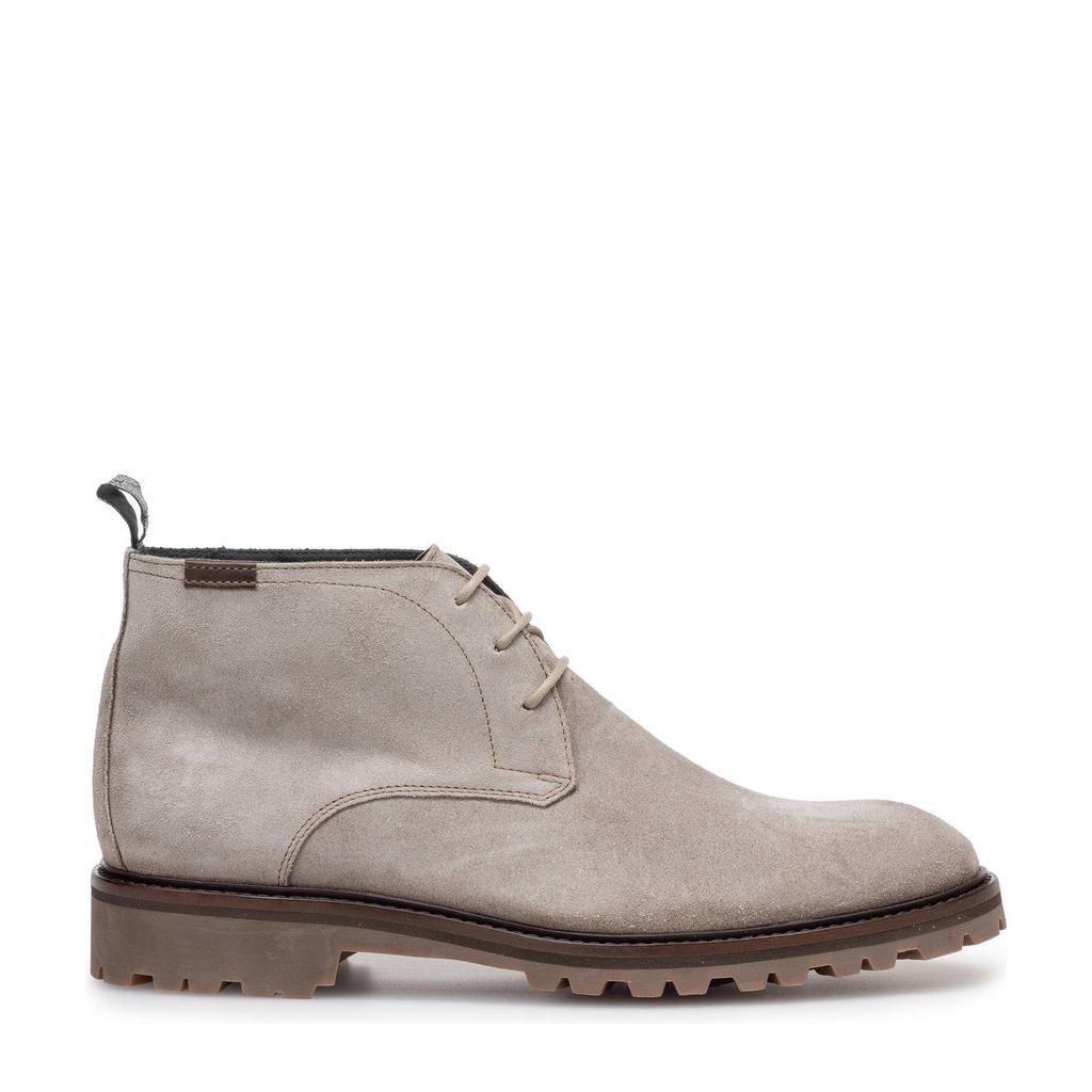 Lichtbruine heren Floris van Bommel Sturdi 01.29 suède veterboots