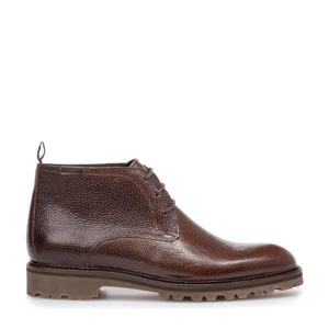   leren veterboots bruin