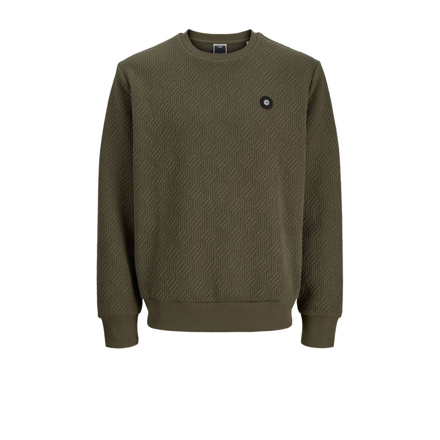 JACK & JONES PLUS SIZE hoodie met textuur