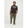 JACK & JONES PLUS SIZE relaxed casual broek olijfgroen