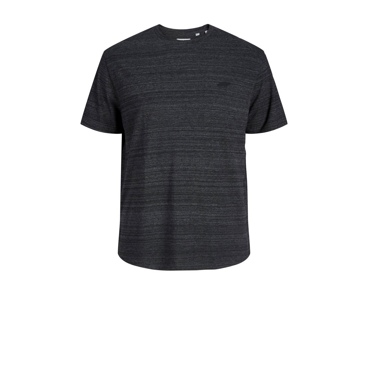 JACK & JONES PLUS SIZE jersey regular T-shirt zwart