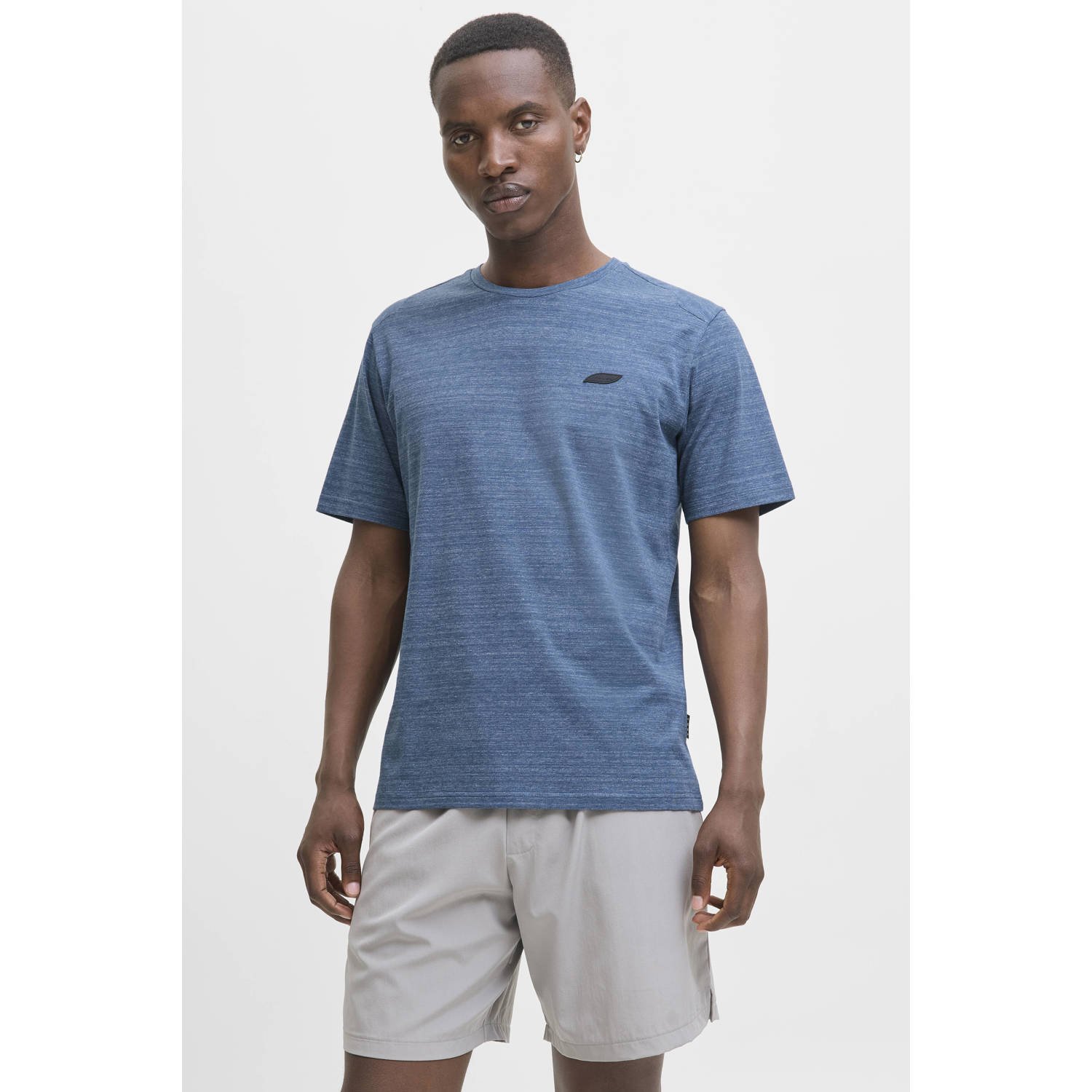 JACK & JONES CORE regular T-shirt blauw