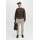 JACK & JONES PANTS STUDIO tapered casual broek beige