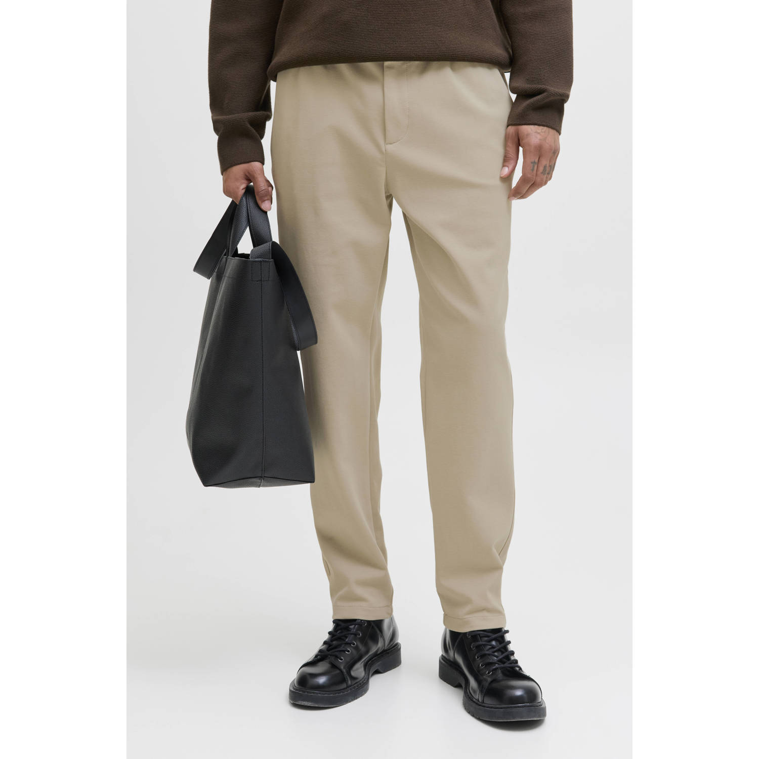 Jack & jones Joggingbroek met elastische band en tunnelkoord model 'STACE NEO'
