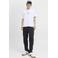 JACK & JONES PANTS STUDIO tapered casual broek donkerblauw