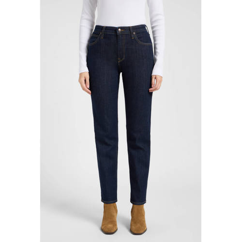 Lee high waist regular fit jeans dark blue denim afbeelding