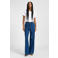 Lee high waist straight leg jeans medium blue denim
