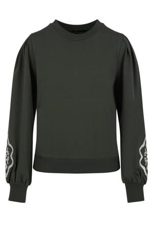 sweater donkergroen